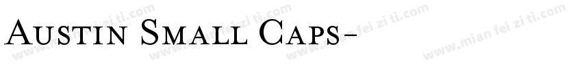 Austin Small Caps字体转换